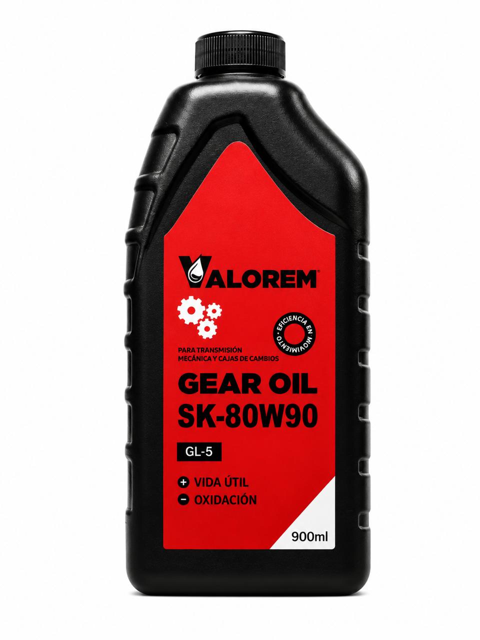 VALOREM GEAR OIL SAE 80W90. 24X0.9 L.