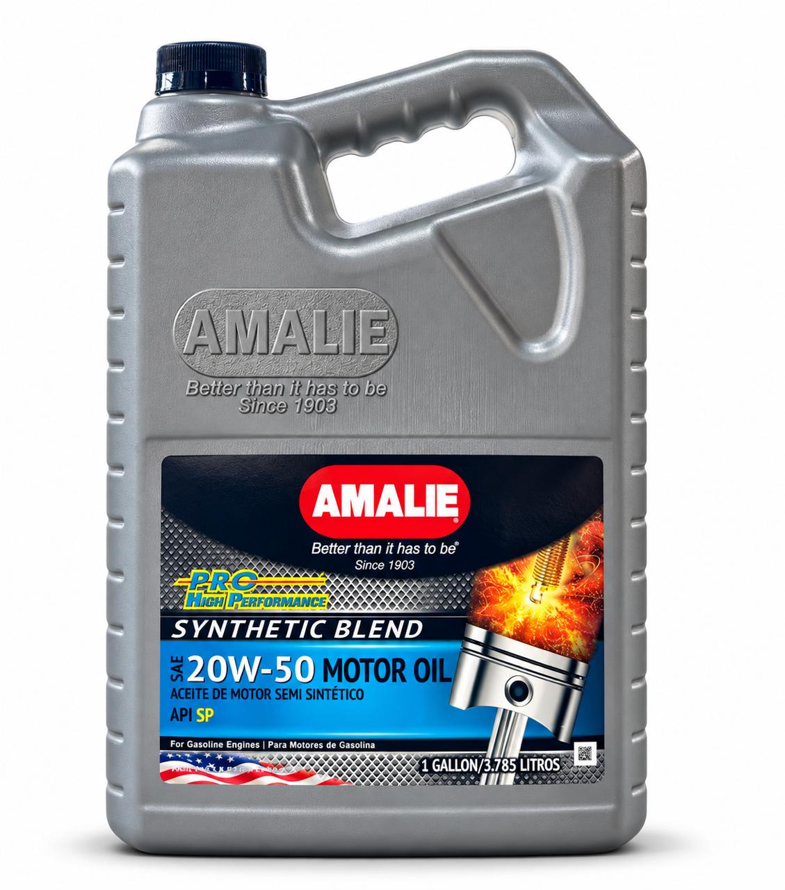 AMALIE 20W50 SEMI SINTETICO- API SP 4X4