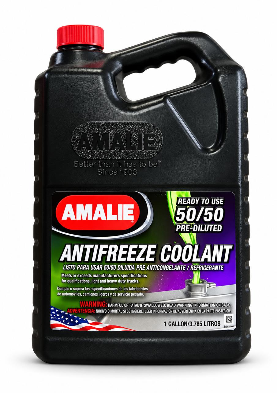 AMALIE ANTIFREEZE 50/50 DILUTED. 4X4