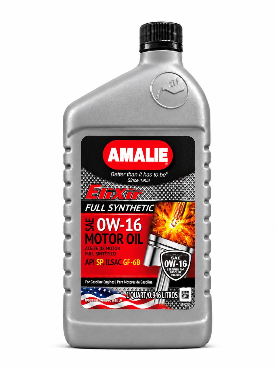AMALIE FULL SYN 0W16 API SP. ILSAC GF-6B 12X1