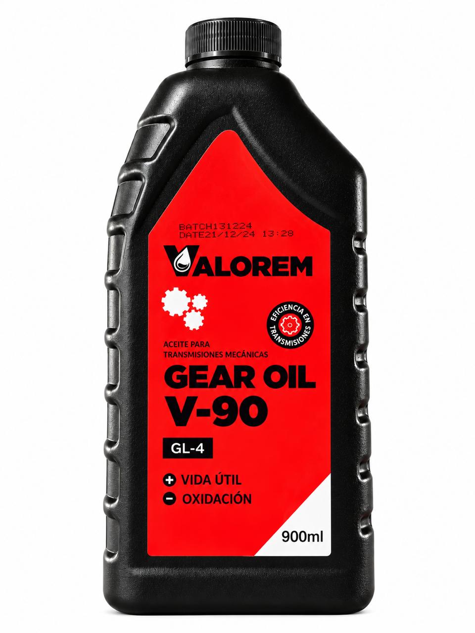 VALOREM GEAR OIL SAE 90. GL 4. 24X1